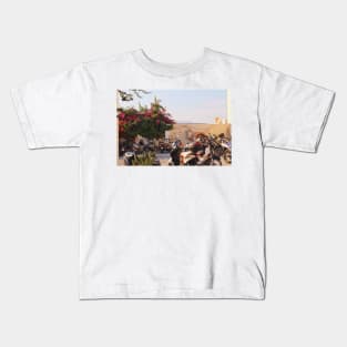 santorini scooters Kids T-Shirt